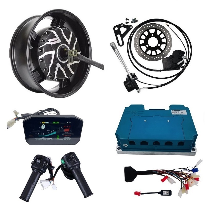 مجموعة محركات كهربائية للدراجا - مراجعة 12000W Electric Motorcycle Hub Motor وسعره